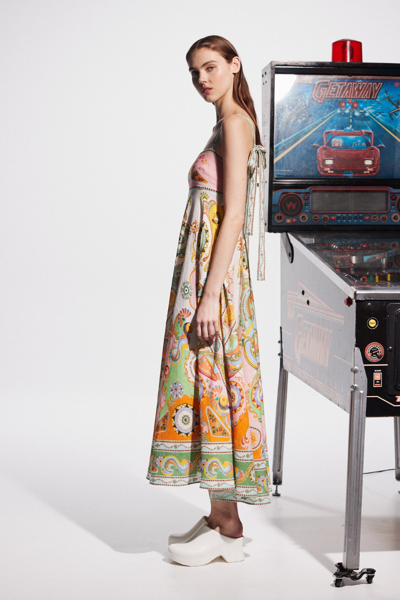 Estelle Spaghetti Paisley Maxi Dress-ROVOLE