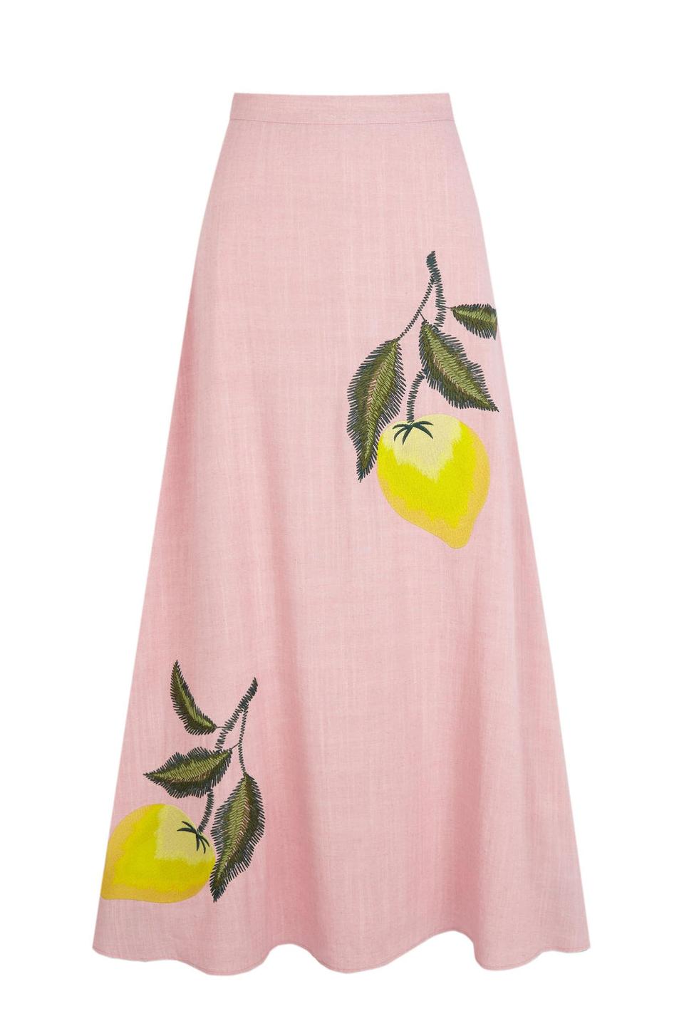 Falda Amalfi Print Skirt-ROVOLE