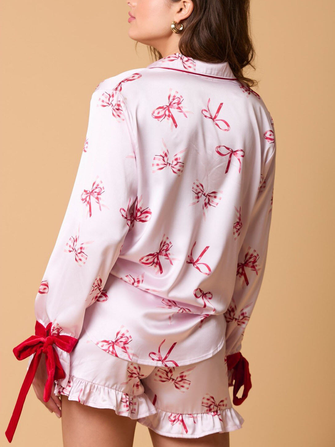 Gigi Ribbon Pajama Set-Massicos