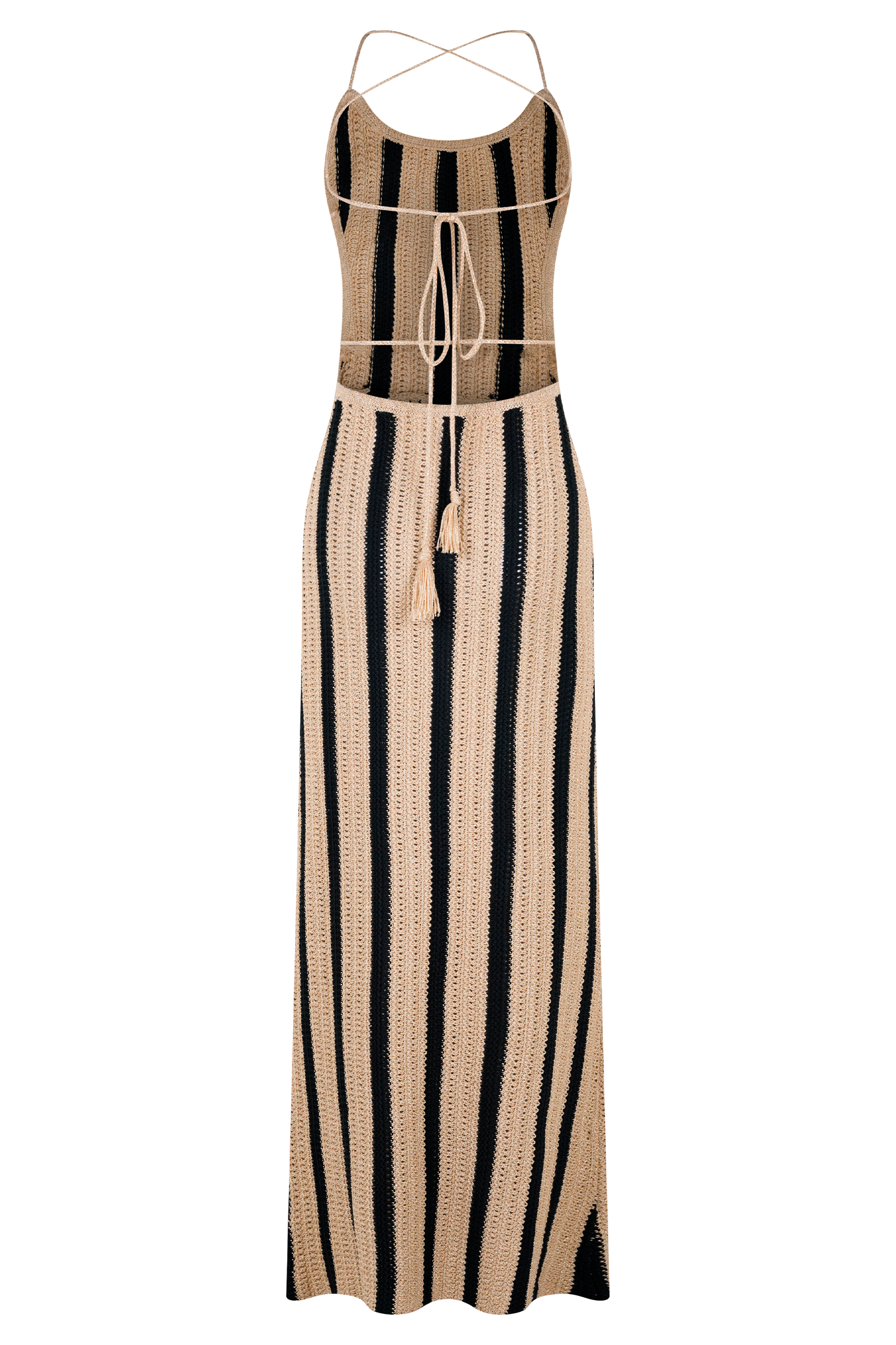 Shepherd Crochet Halter Maxi Dress-Massicos