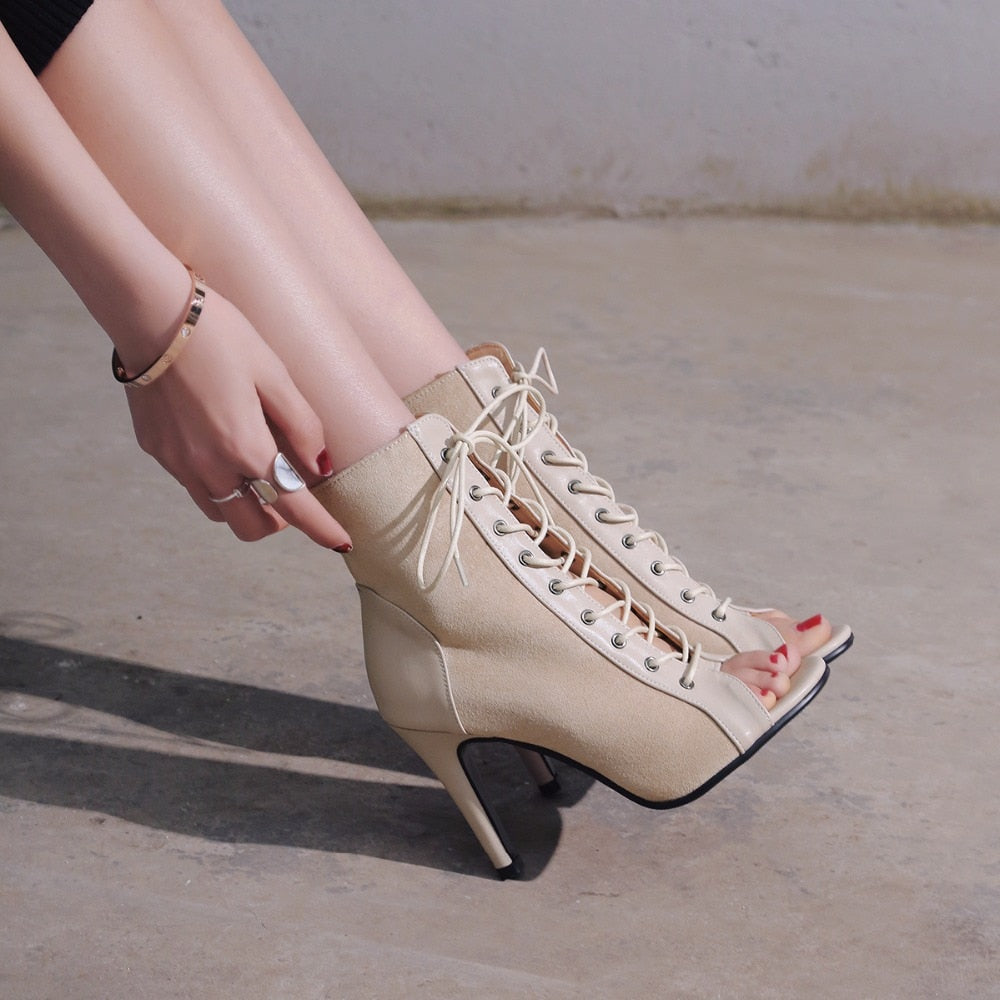 Lara Suede Heels-ROVOLE
