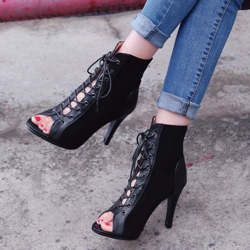 Lara Suede Heels-ROVOLE