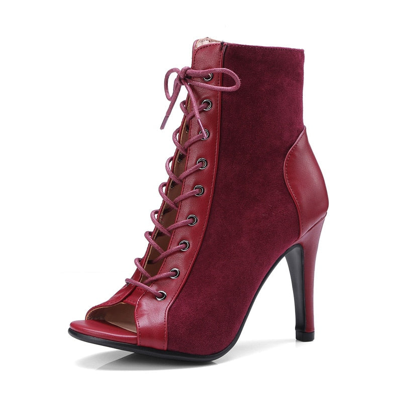 Lara Suede Heels-ROVOLE