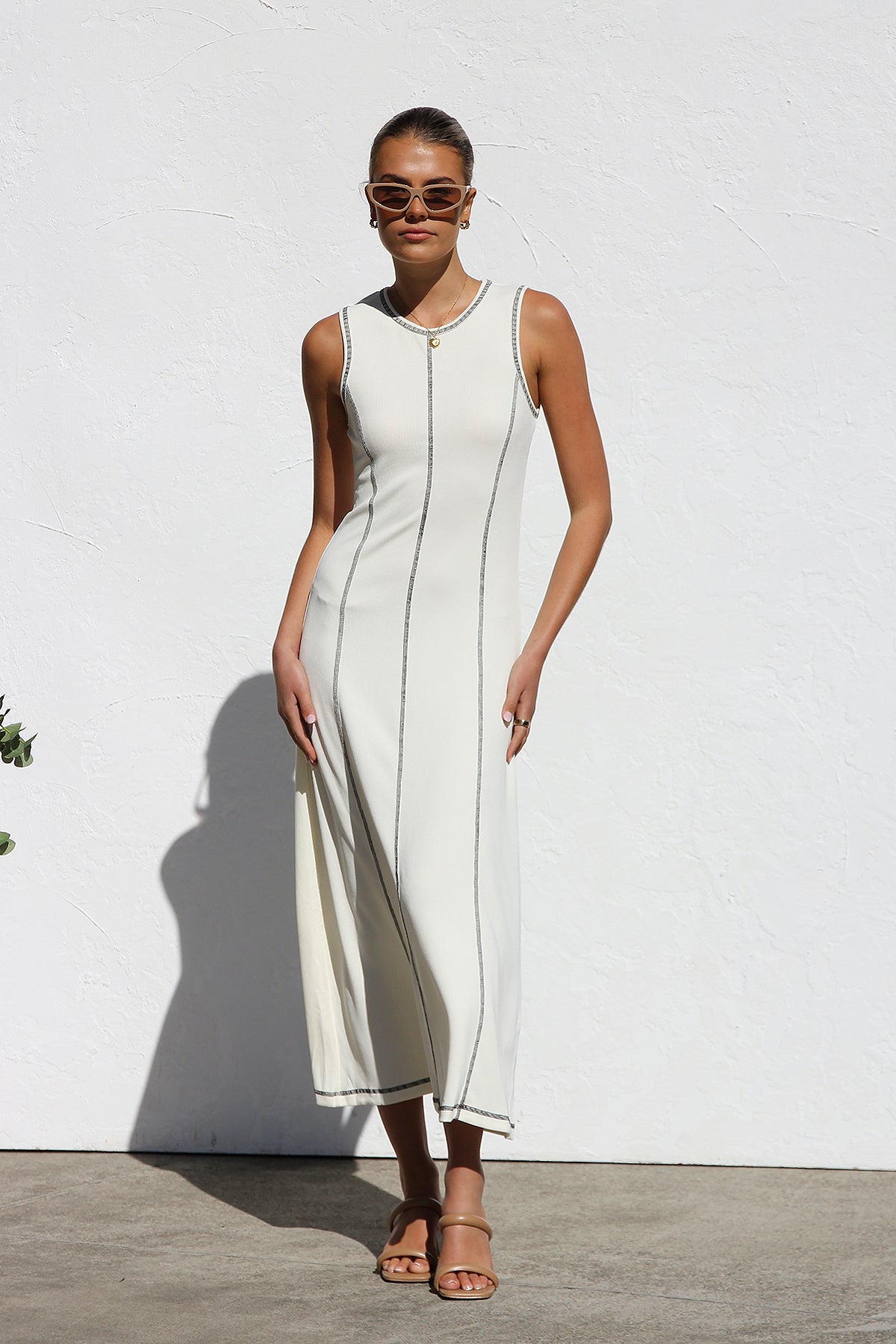 Ariana Dress CREAM-ROVOLE