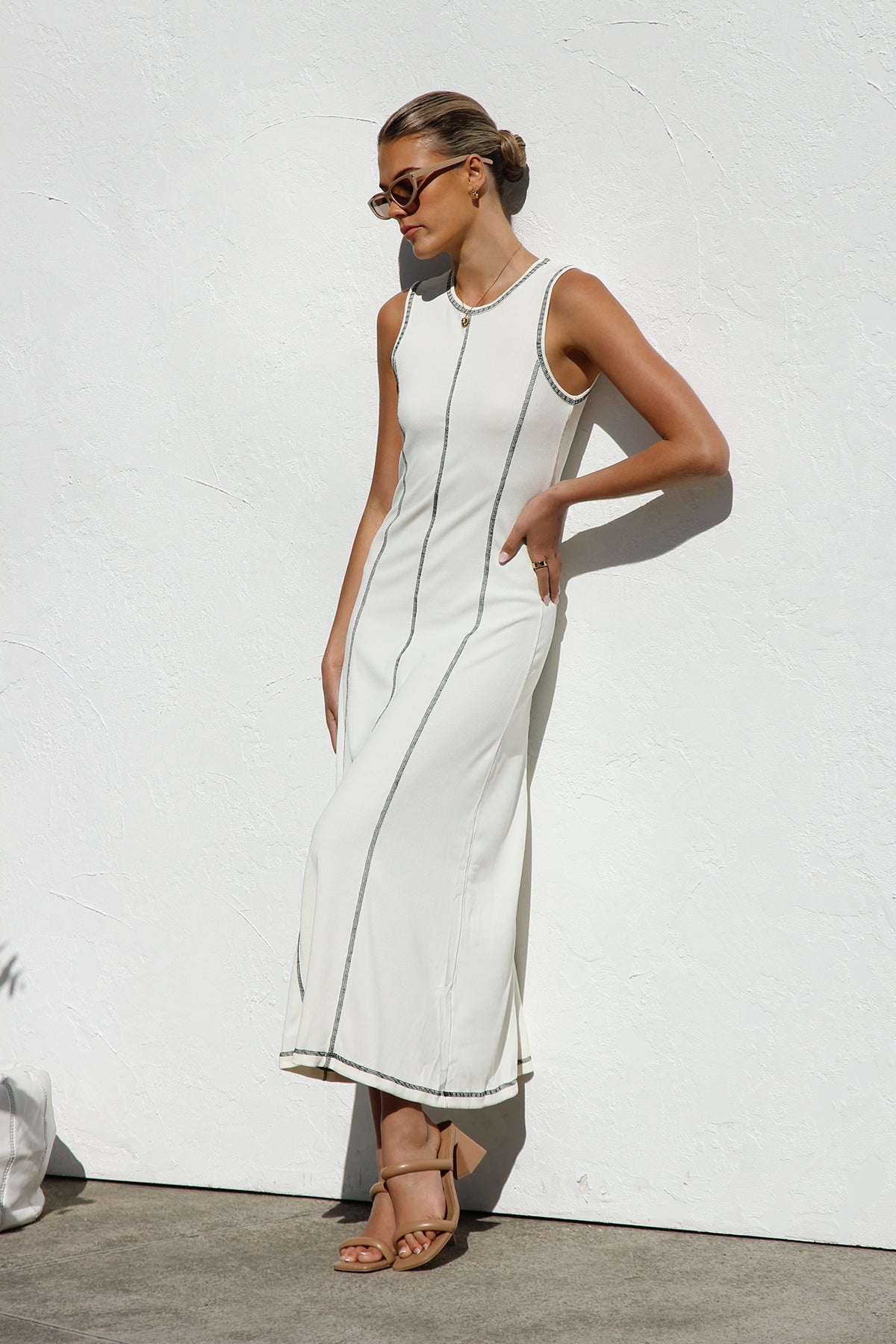 Ariana Dress CREAM-ROVOLE
