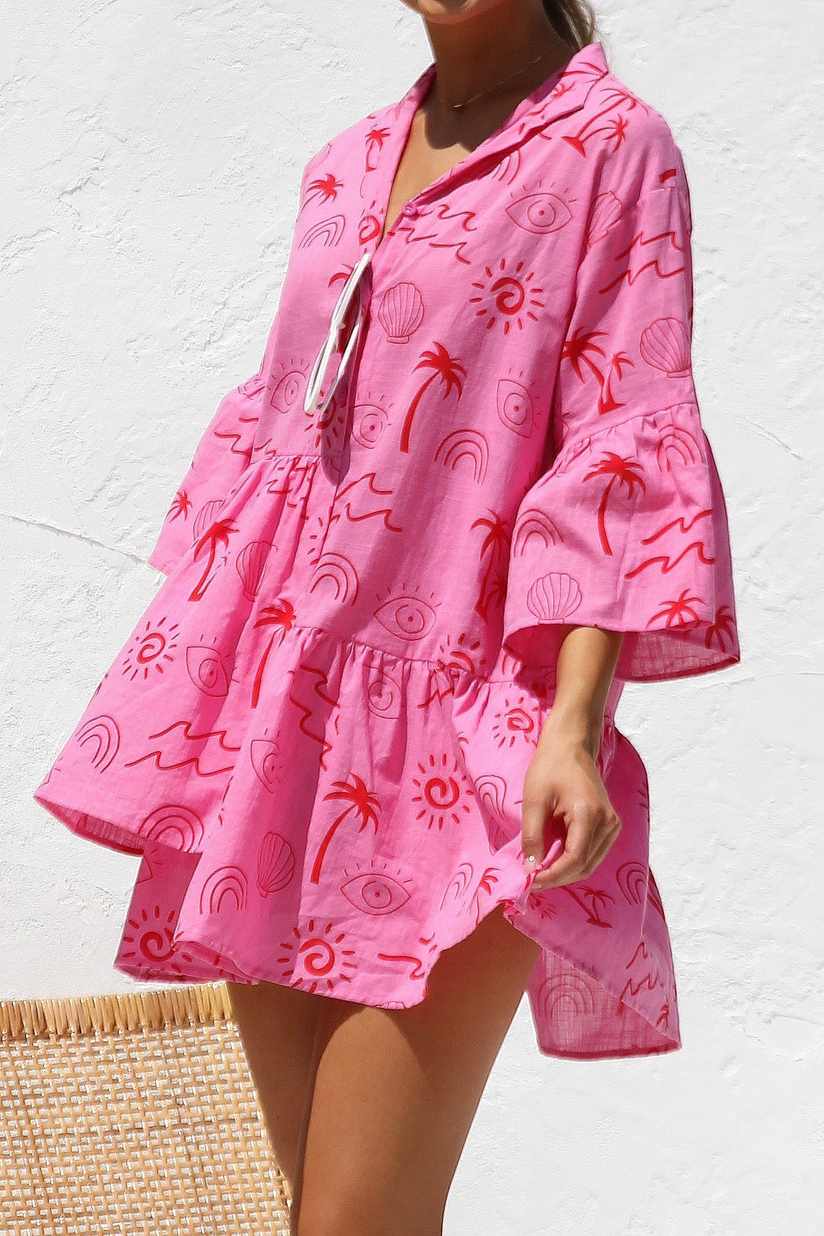 Shelby Dress PINK-ROVOLE