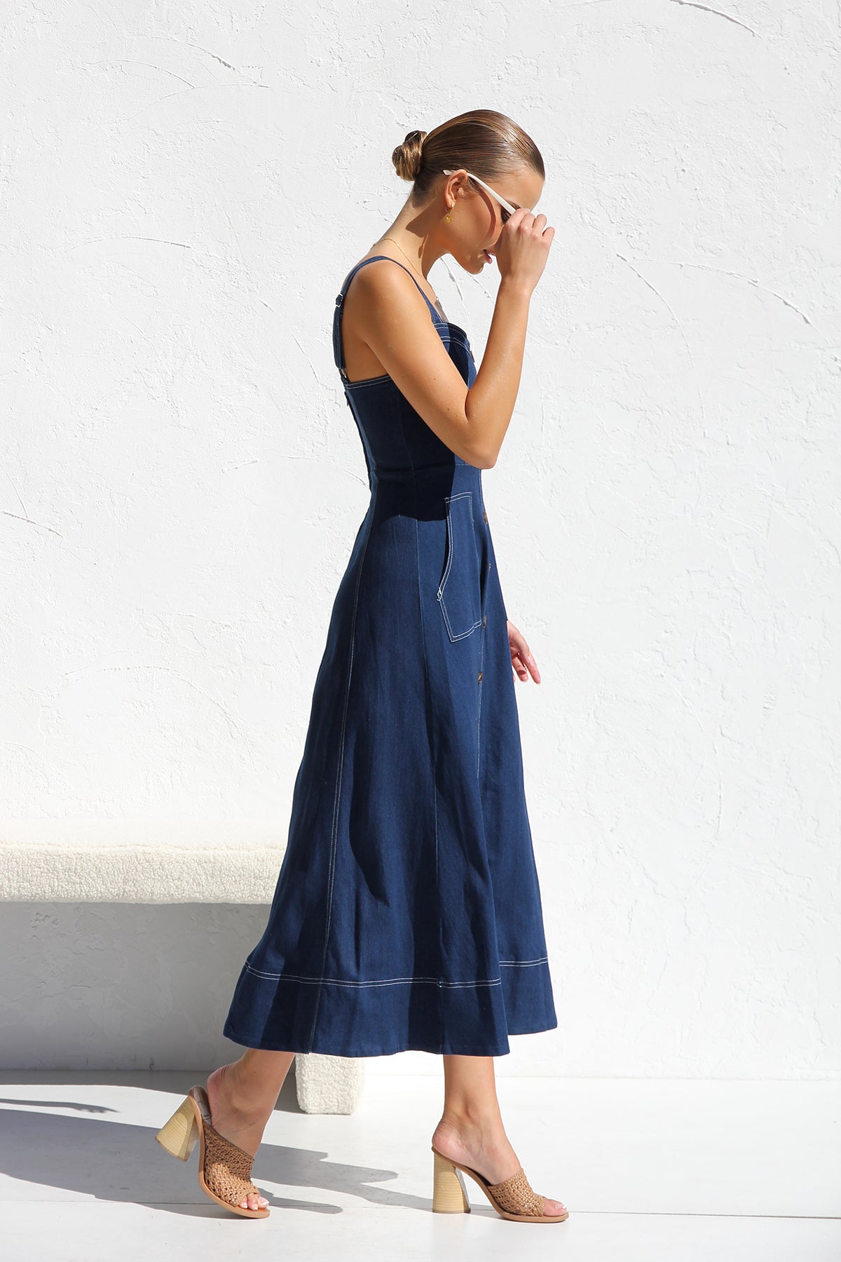 Danielle Dress INDIGO DENIM-ROVOLE