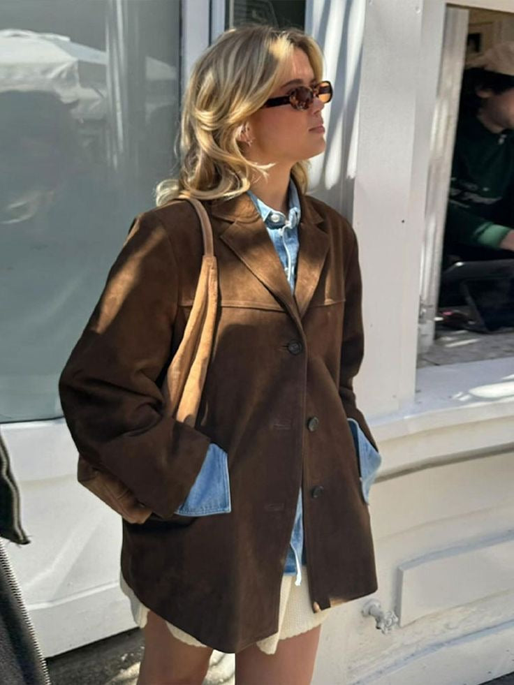 Dana | Suède Jacket-Massicos