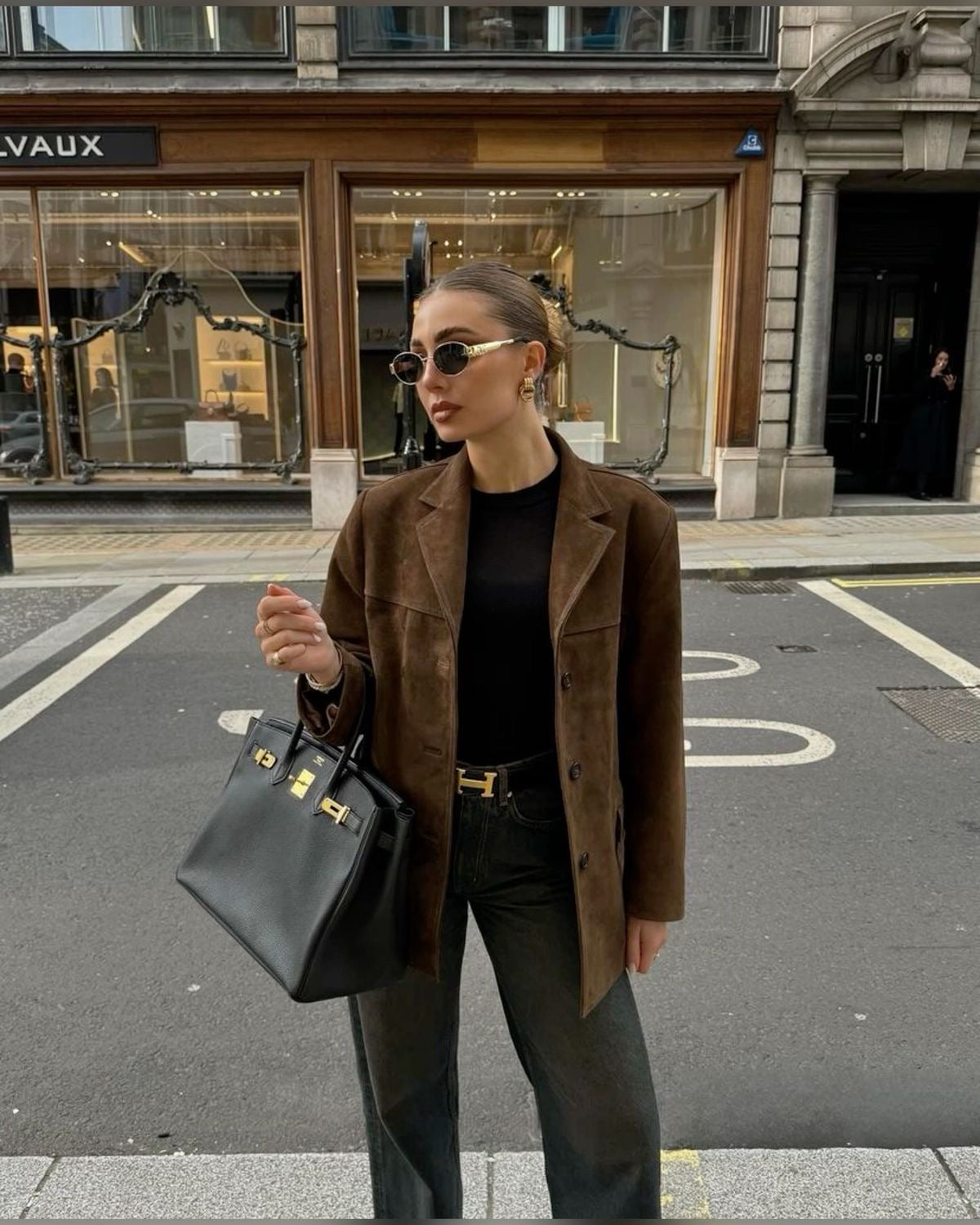 Dana | Suède Jacket-Massicos