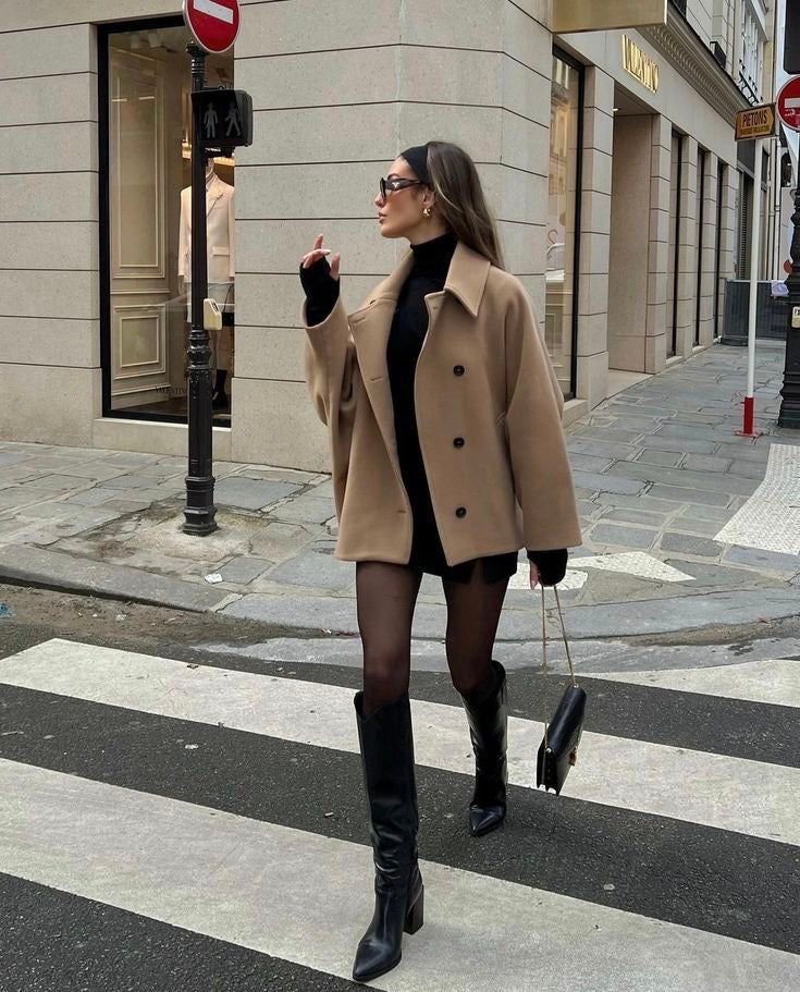 Lovie | Oversized wool coat-Massicos