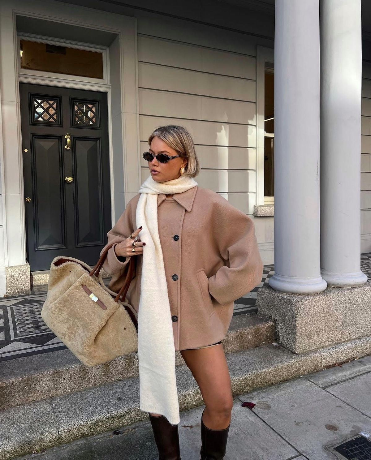Lovie | Oversized wool coat-Massicos