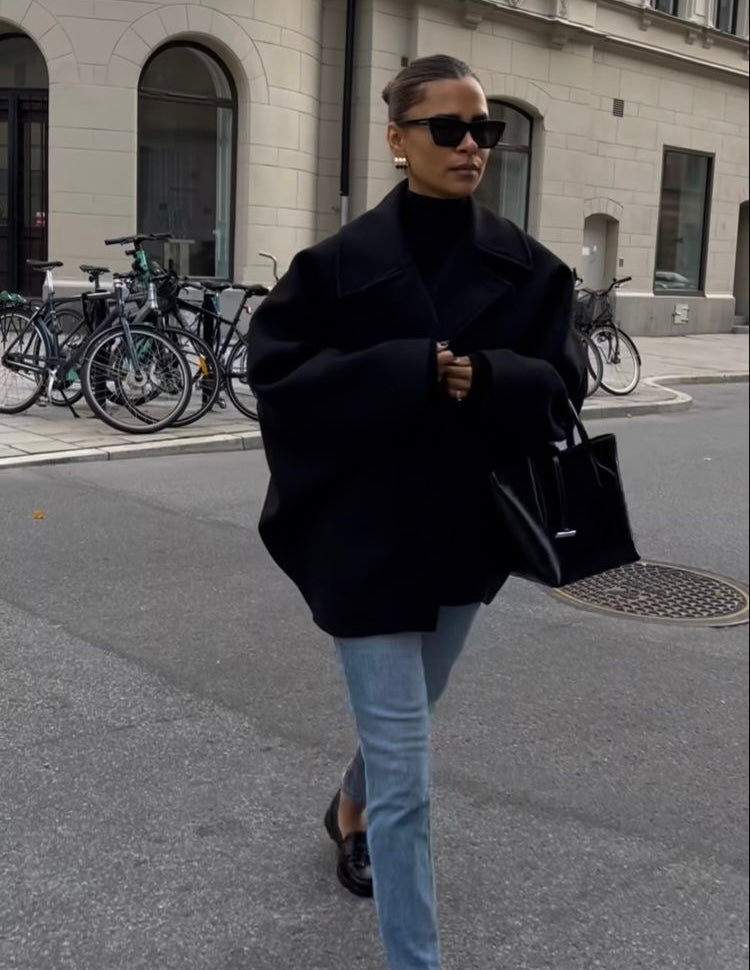 Lovie | Oversized wool coat-Massicos