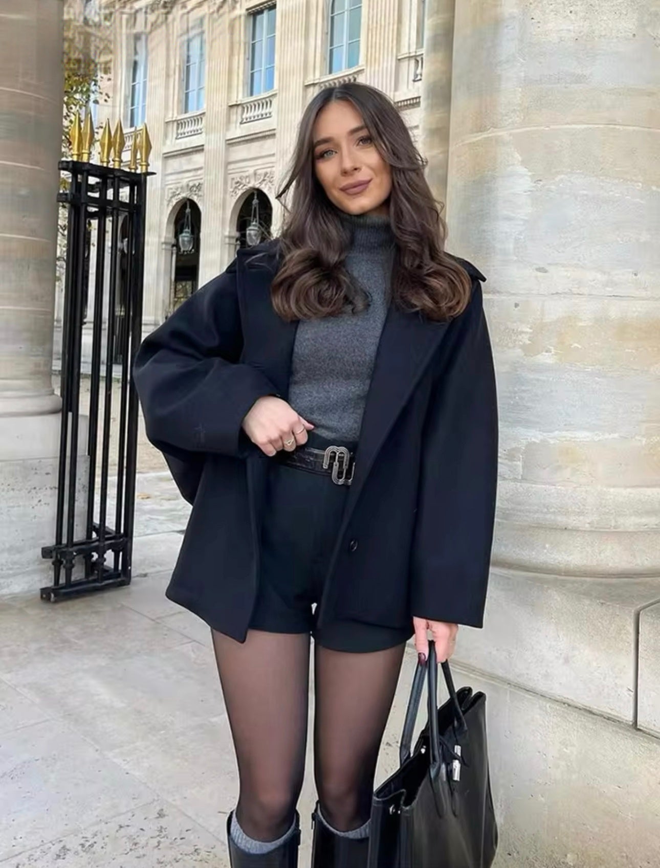 Lovie | Oversized wool coat-Massicos