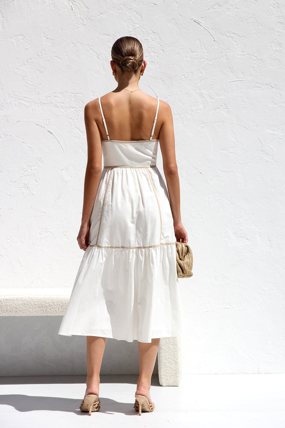 Quincy Dress WHITE-ROVOLE