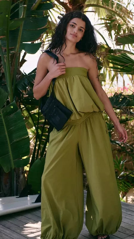 Strapless Two - Piece Set-ROVOLE