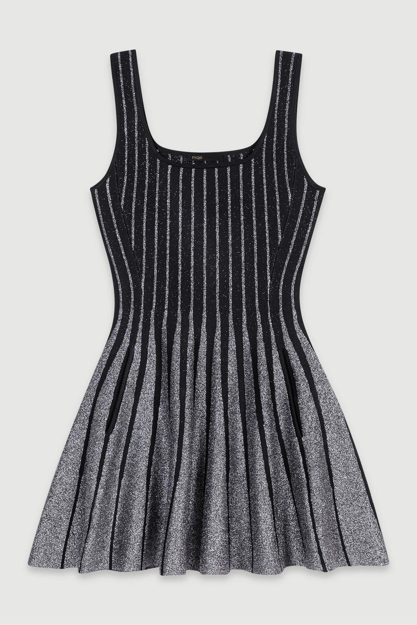Lattice Knit Mini Dress-ROVOLE