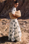 Marjolaine Puff Shoulder Floral Skirt Set-ROVOLE