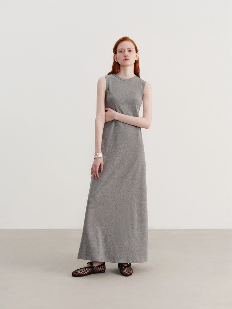 Knit Sleeveless Dress-Massicos