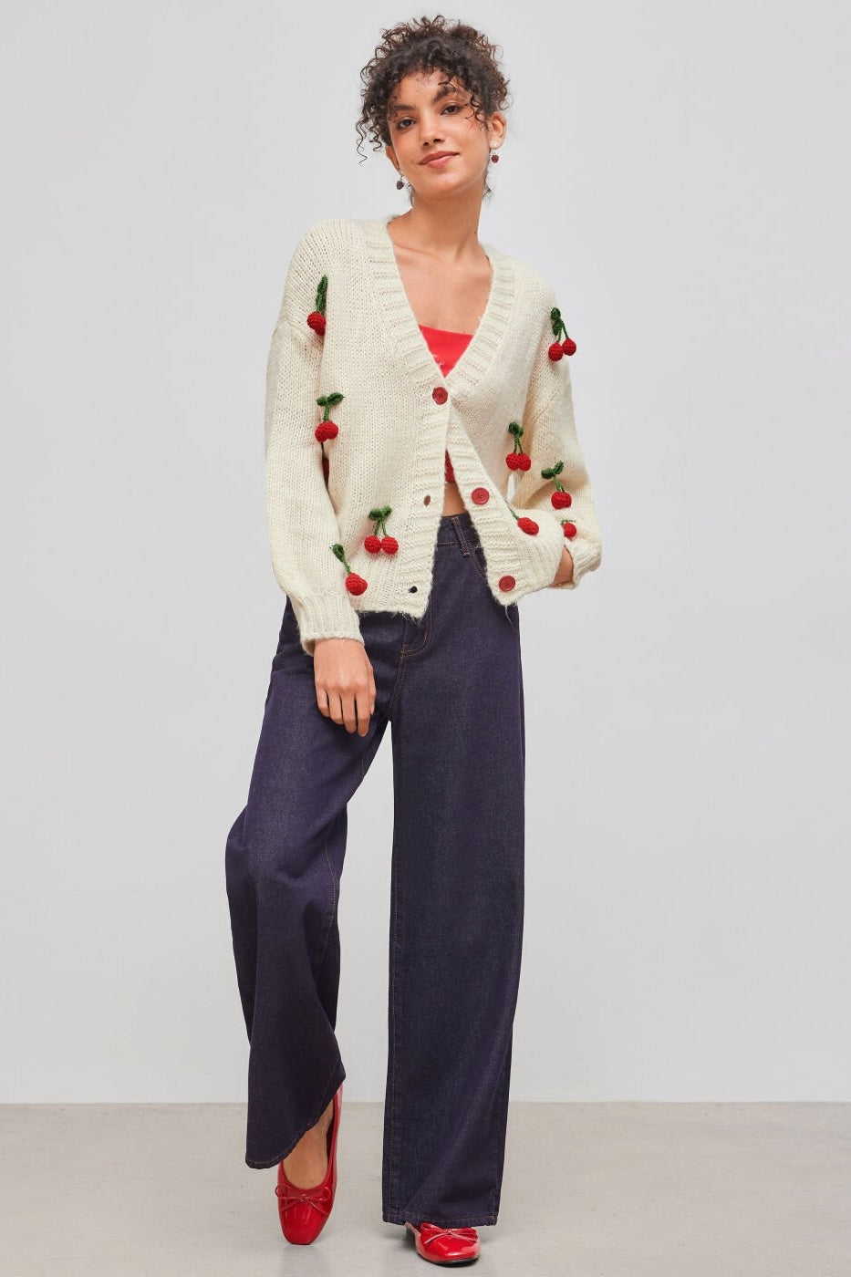 Cherry Cardigan-ROVOLE
