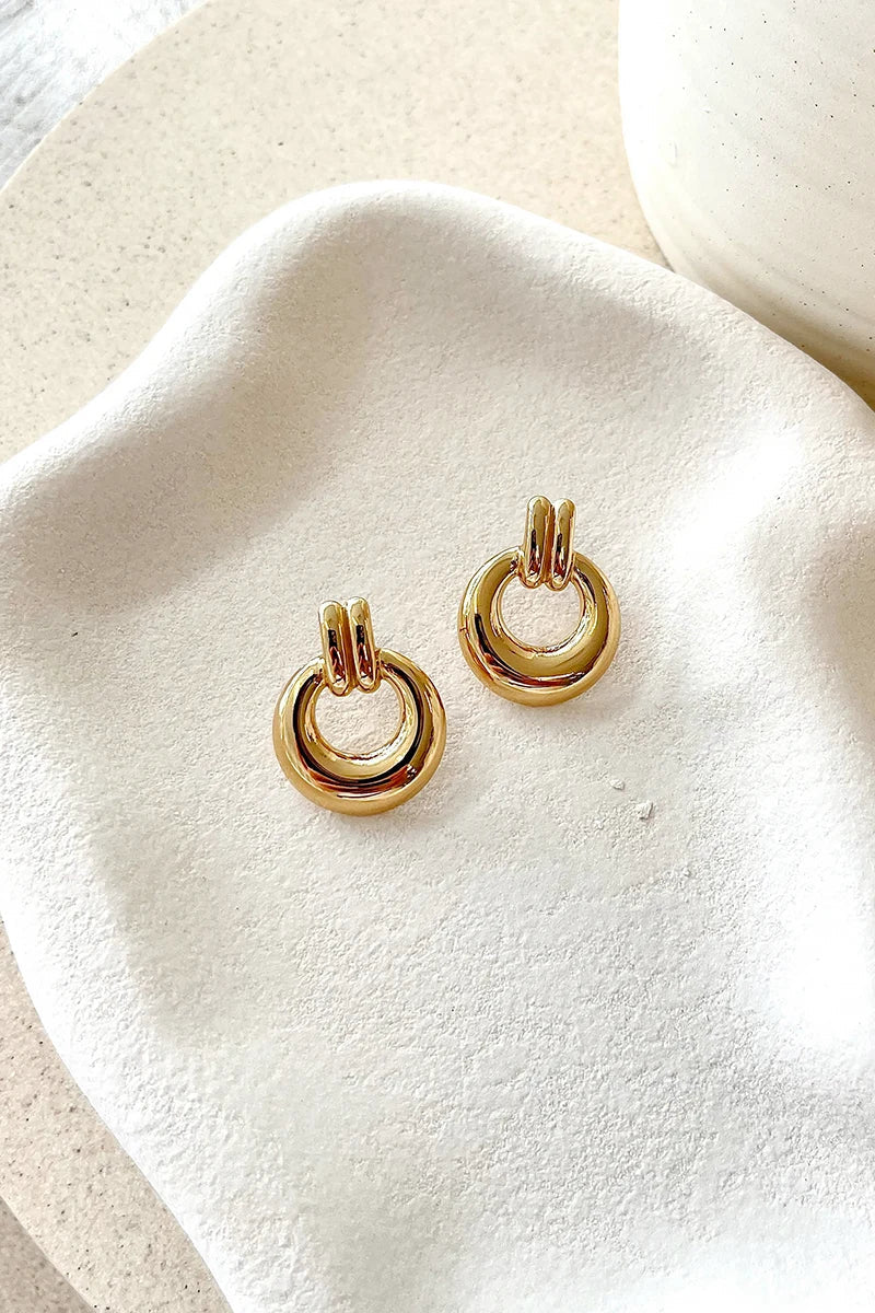 Paloma Earrings - Gold-ROVOLE