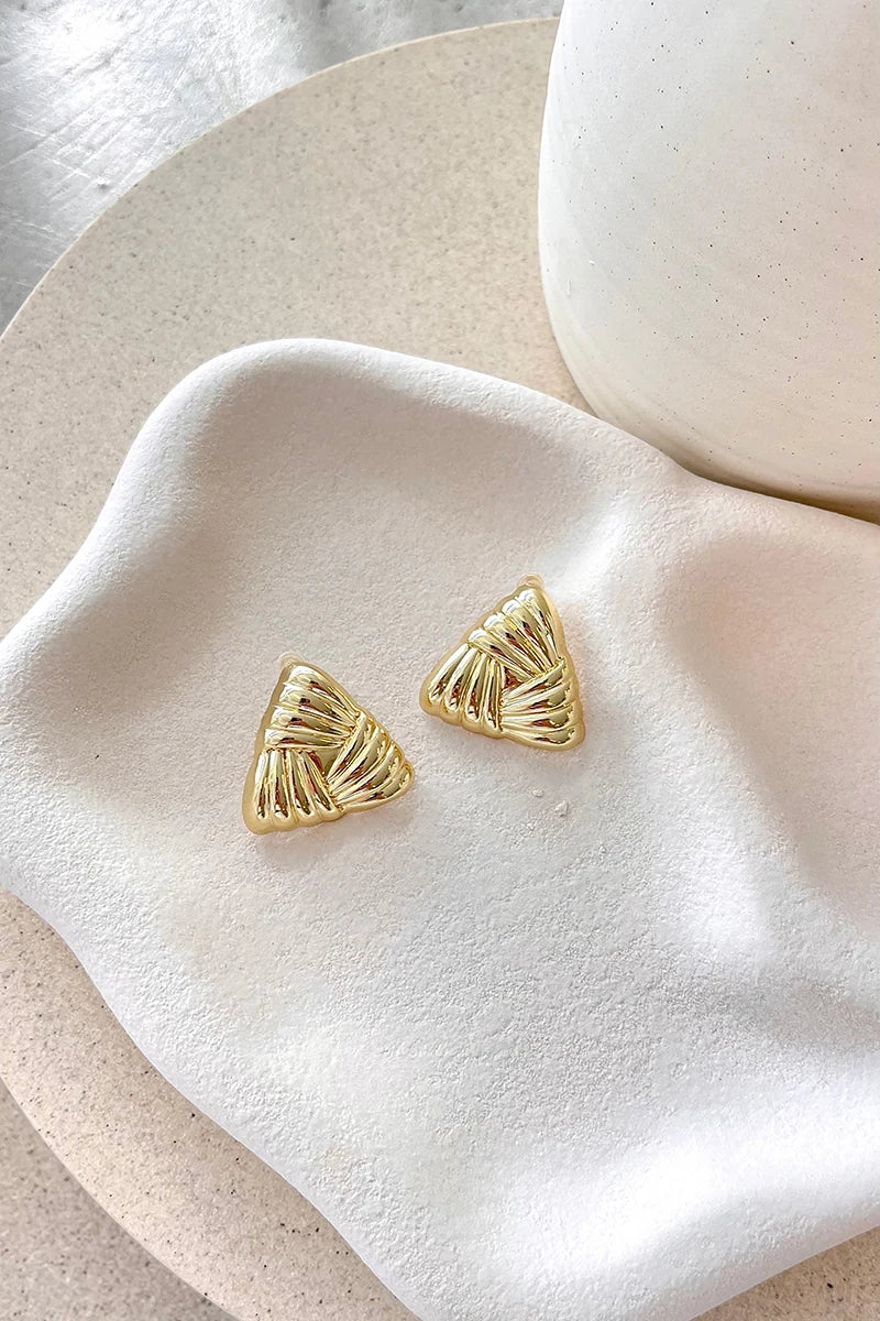 Madalena Earrings - Gold-ROVOLE