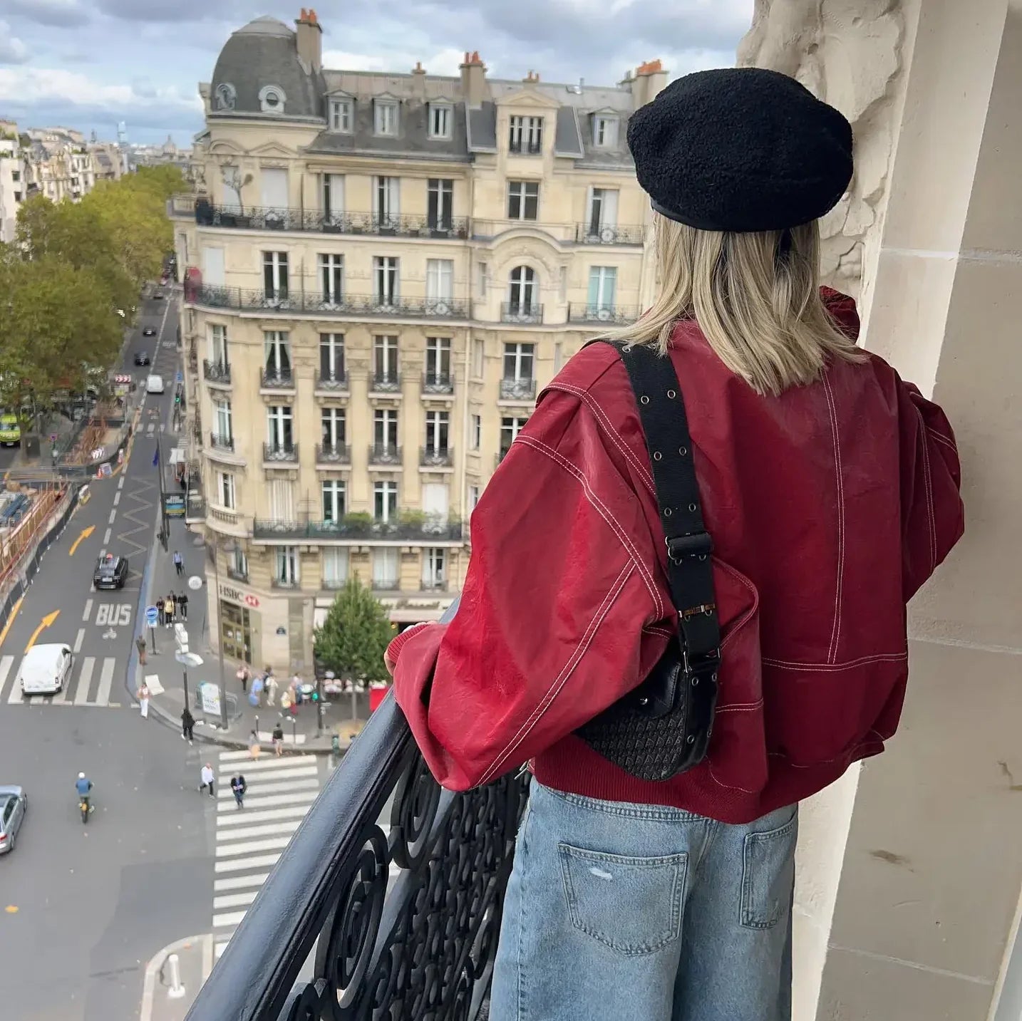 Oversized Leather Jacket-Massicos