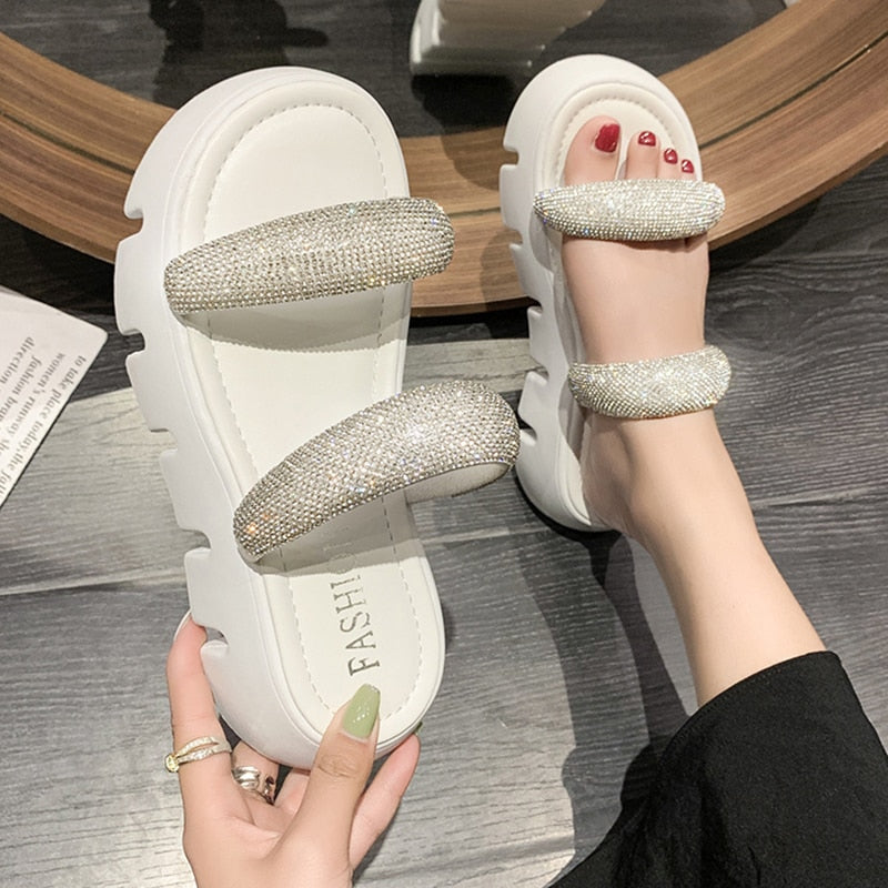 Irina Crystal Sandals-ROVOLE