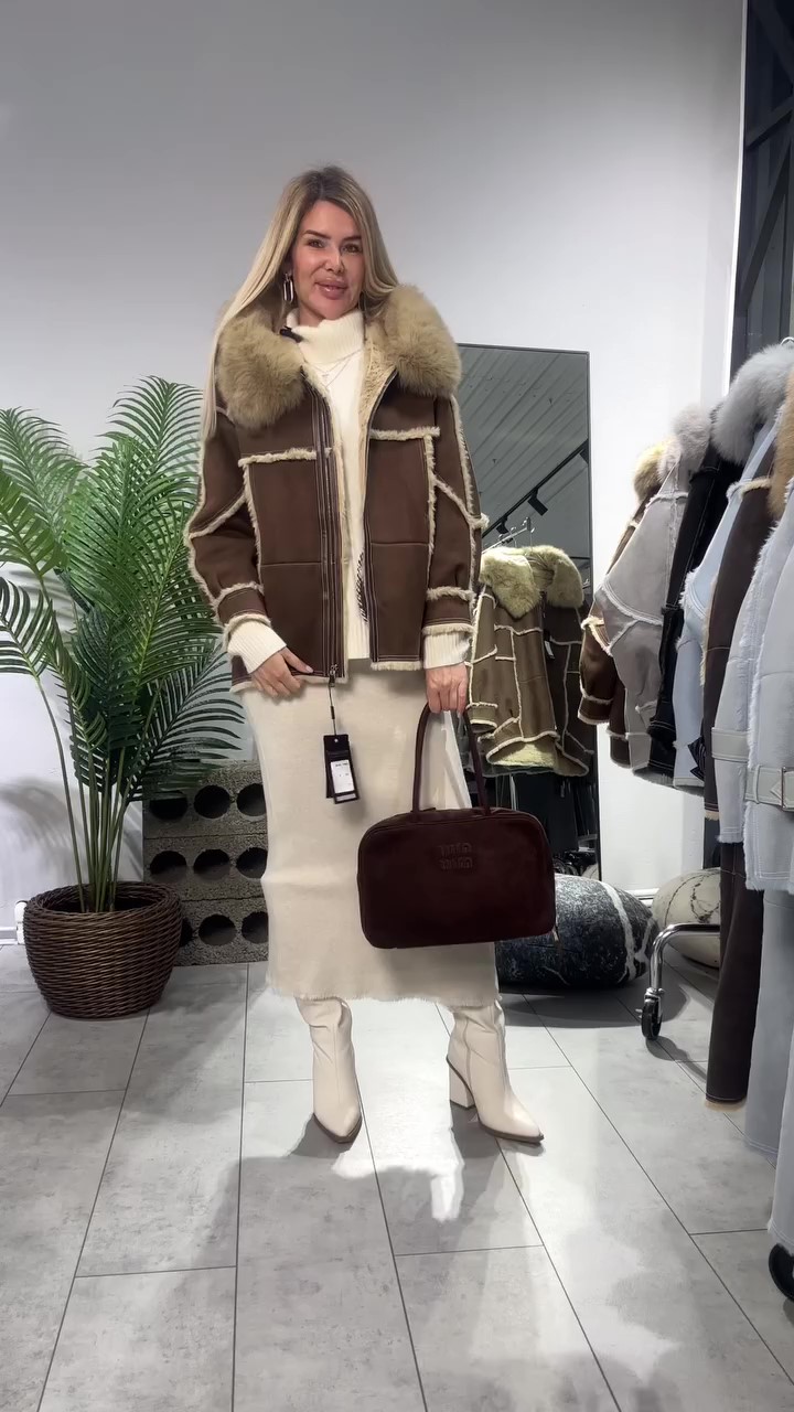 Trafni designer fur coat-Massicos