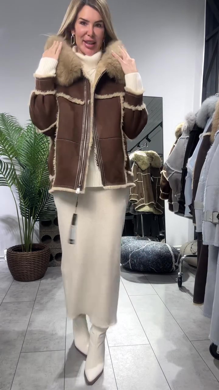 Trafni designer fur coat-Massicos