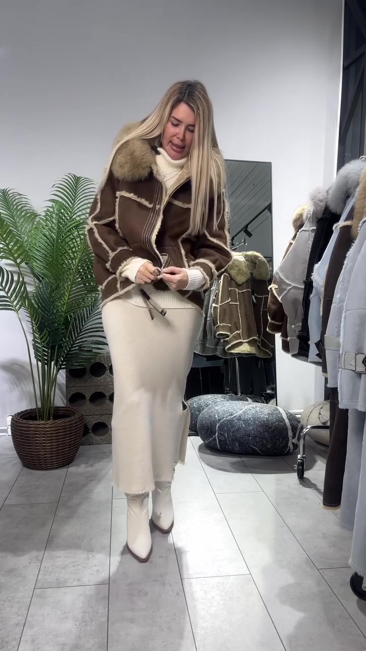 Trafni designer fur coat-Massicos