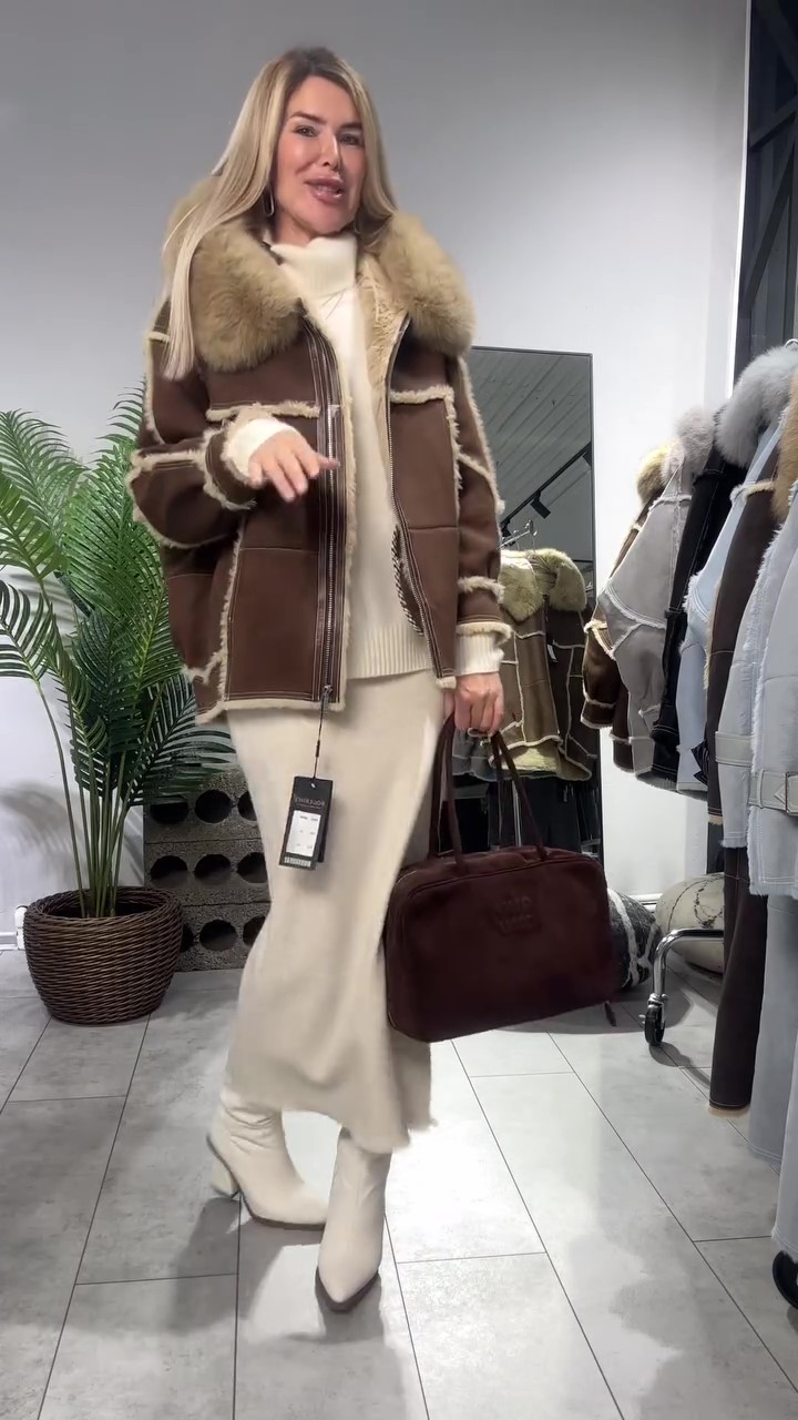 Trafni designer fur coat-Massicos