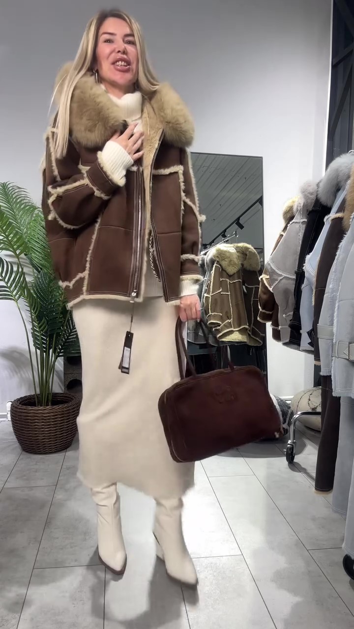 Trafni designer fur coat-Massicos