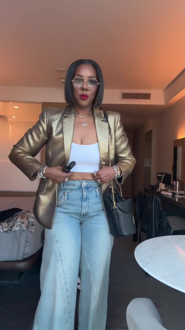 Gold fashion blazer-Massicos