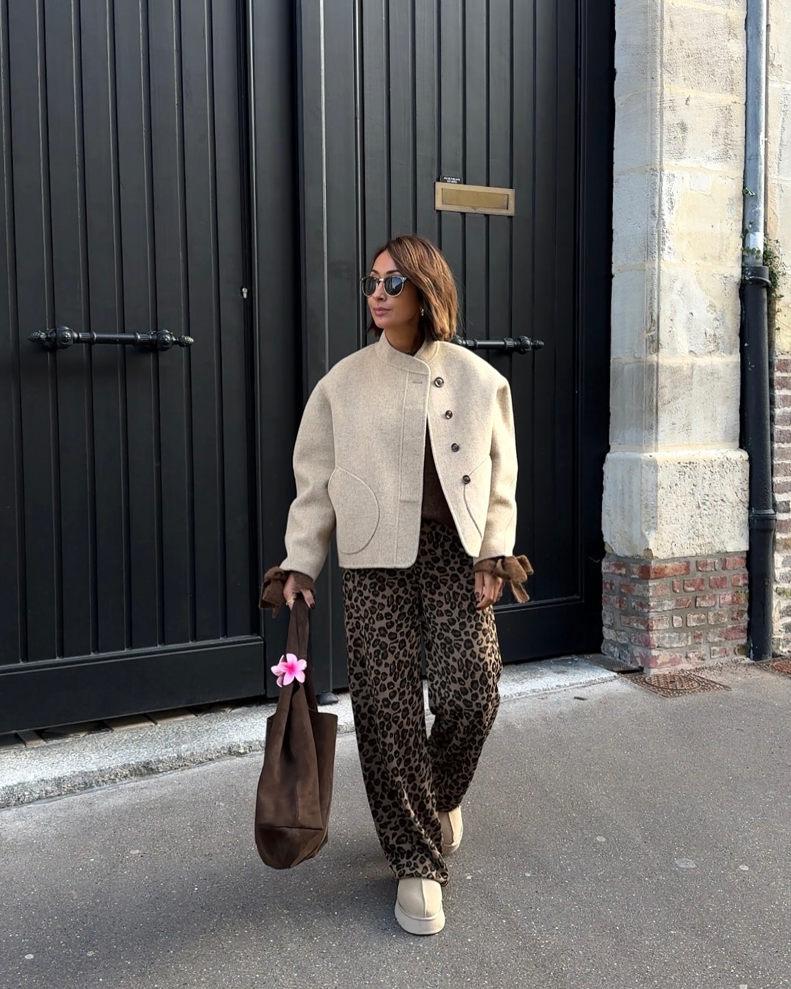 Designer simple woolen jacket-Massicos