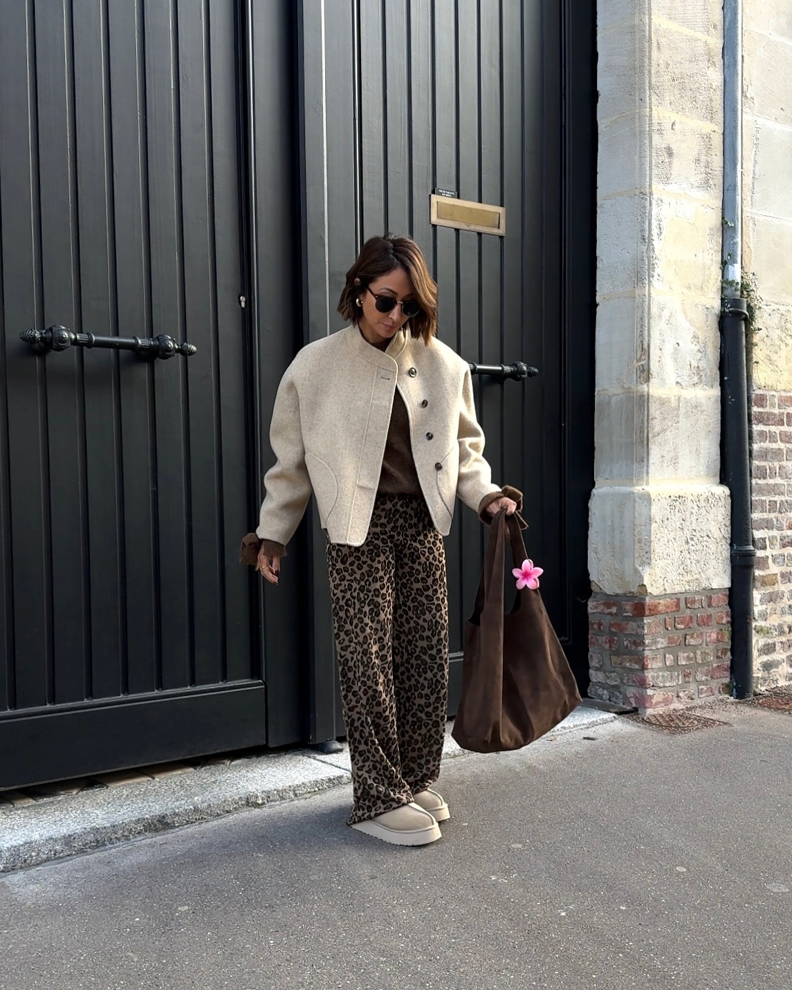 Designer simple woolen jacket-Massicos