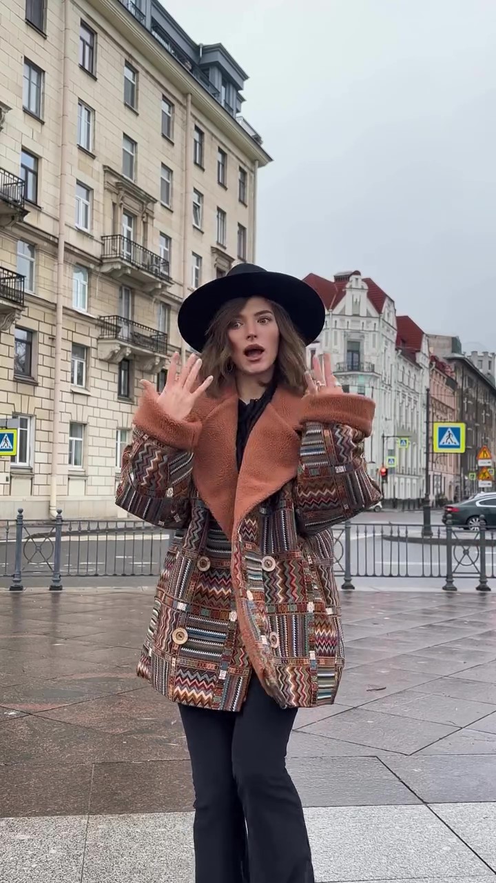 Designer bohemian fur jacket-Massicos