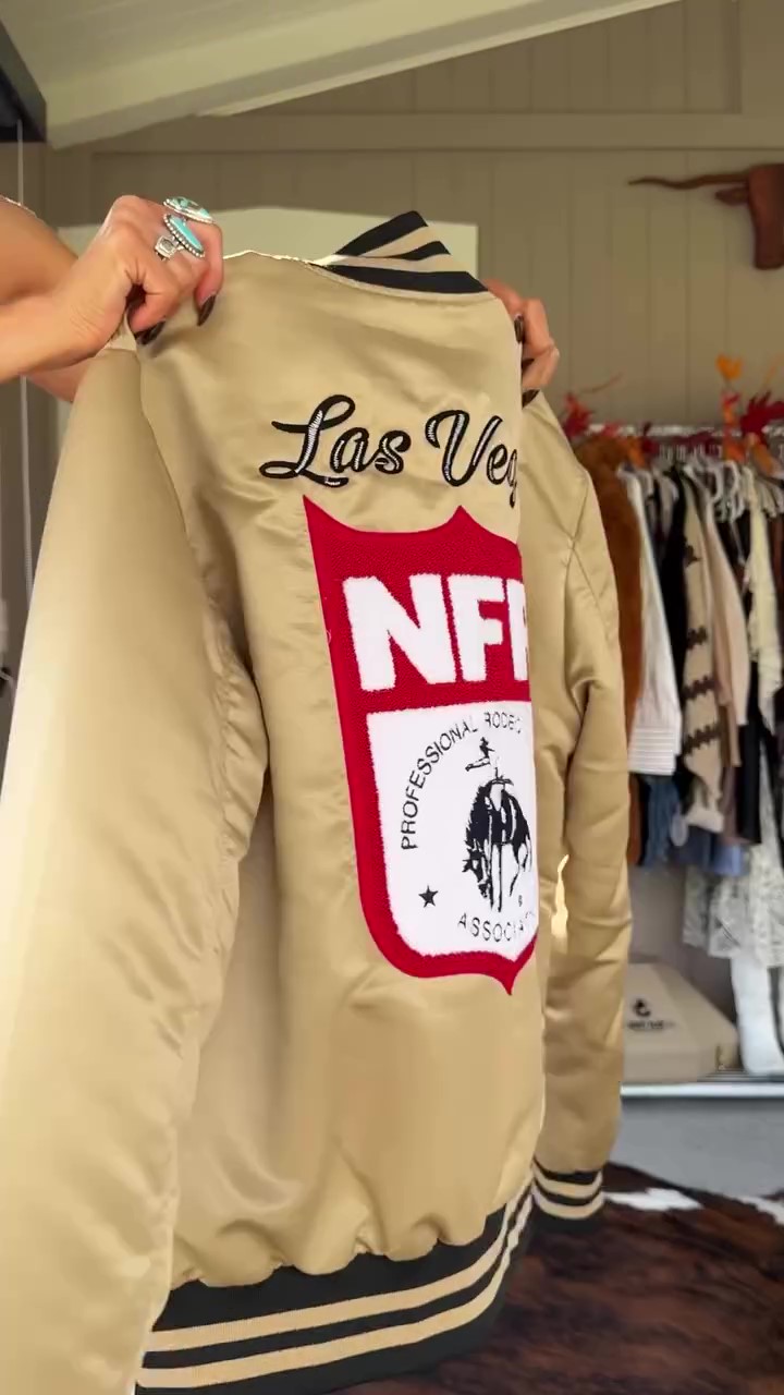 Khaki embroidered bomber jacket