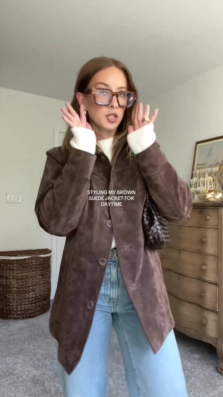 Trafni brown deerskin jacket-Massicos