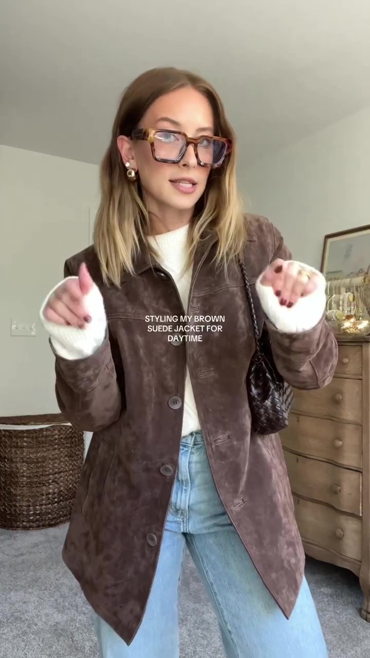 Trafni brown deerskin jacket-Massicos