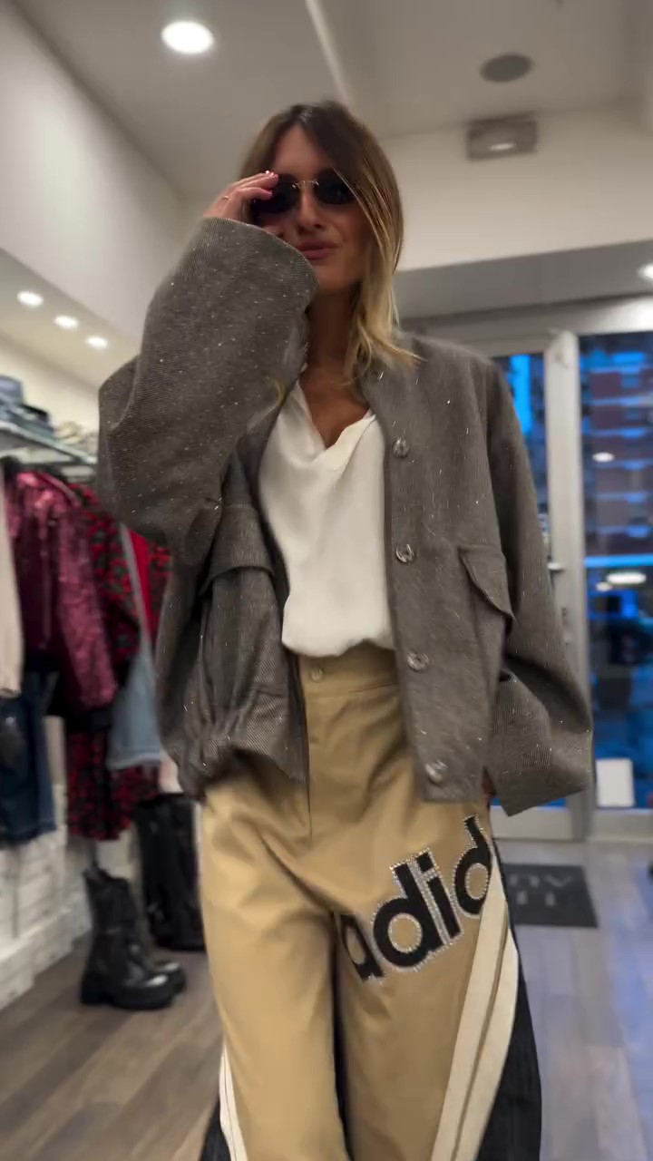 Designer casual glitter jacket-Massicos