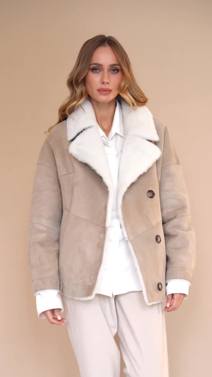 Designer fur cropped jacket-Massicos