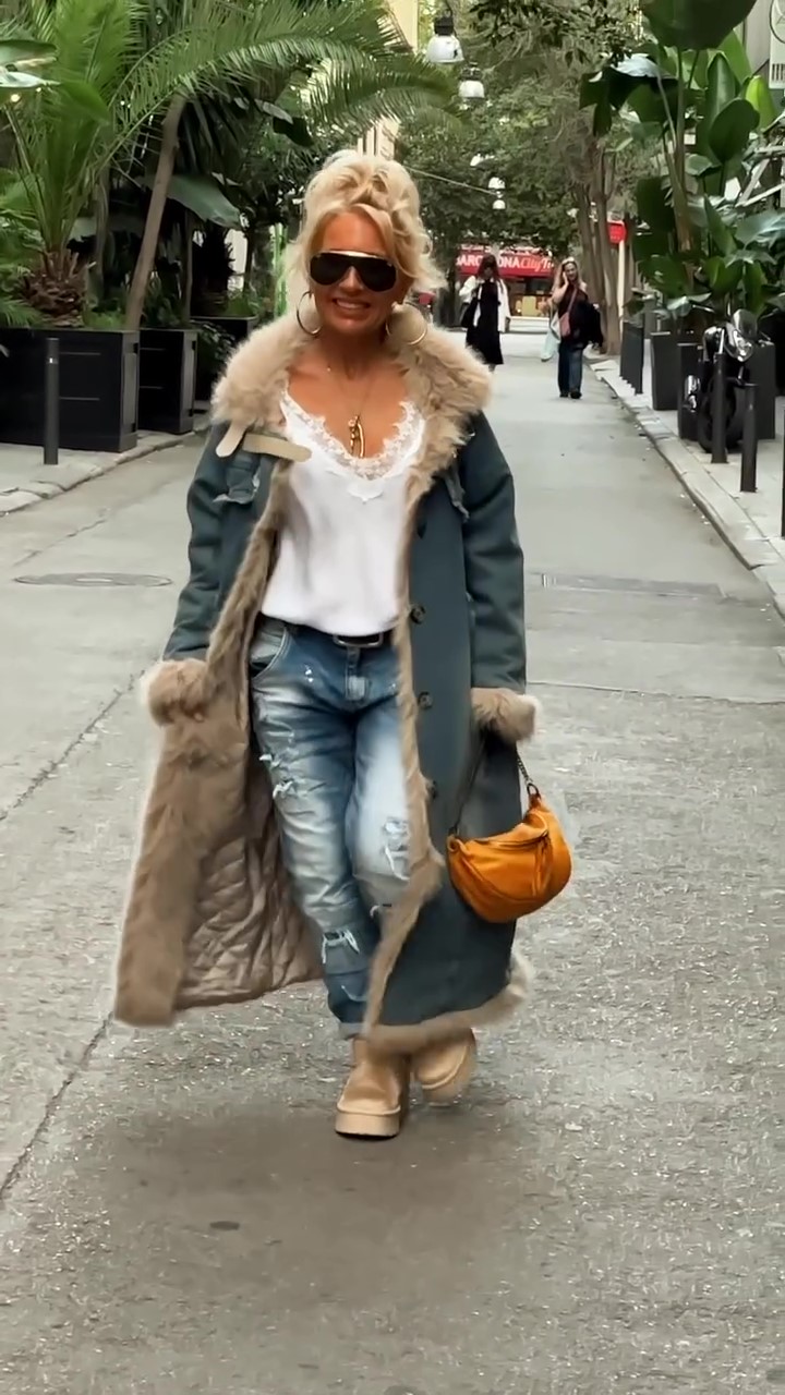 Long casual plush jacket-Massicos