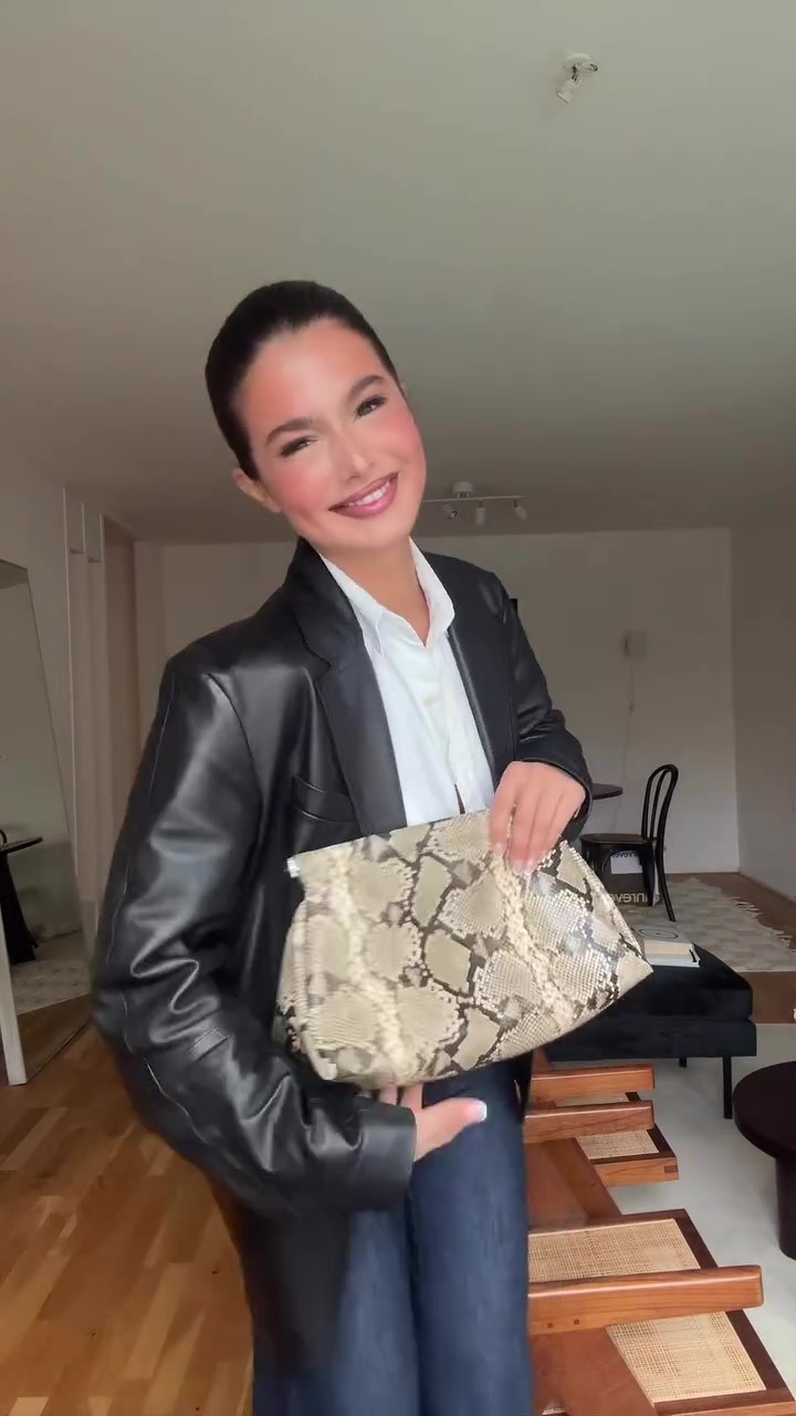 Designer leather blazer-Massicos
