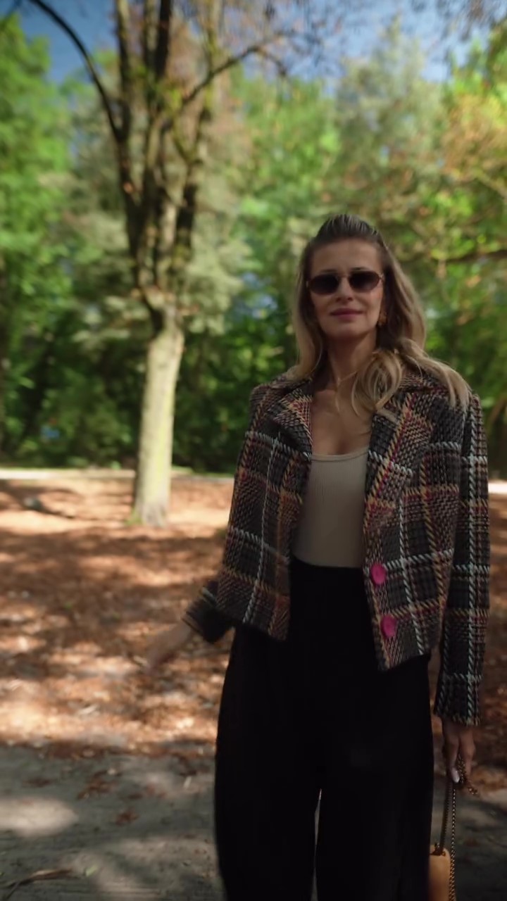 Trafni designer plaid coat-Massicos