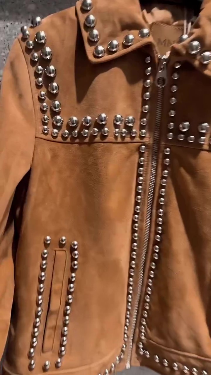 Designer studded jacket-Massicos