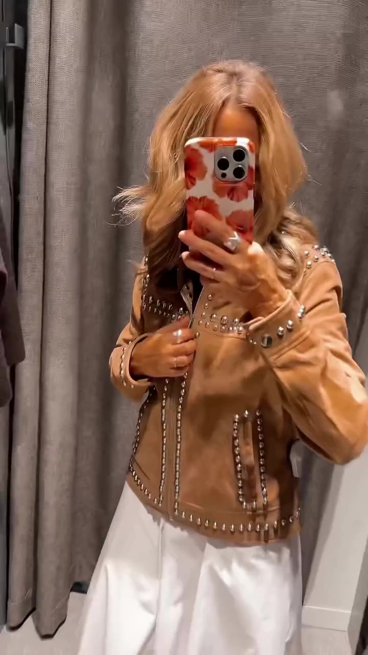 Designer studded jacket-Massicos
