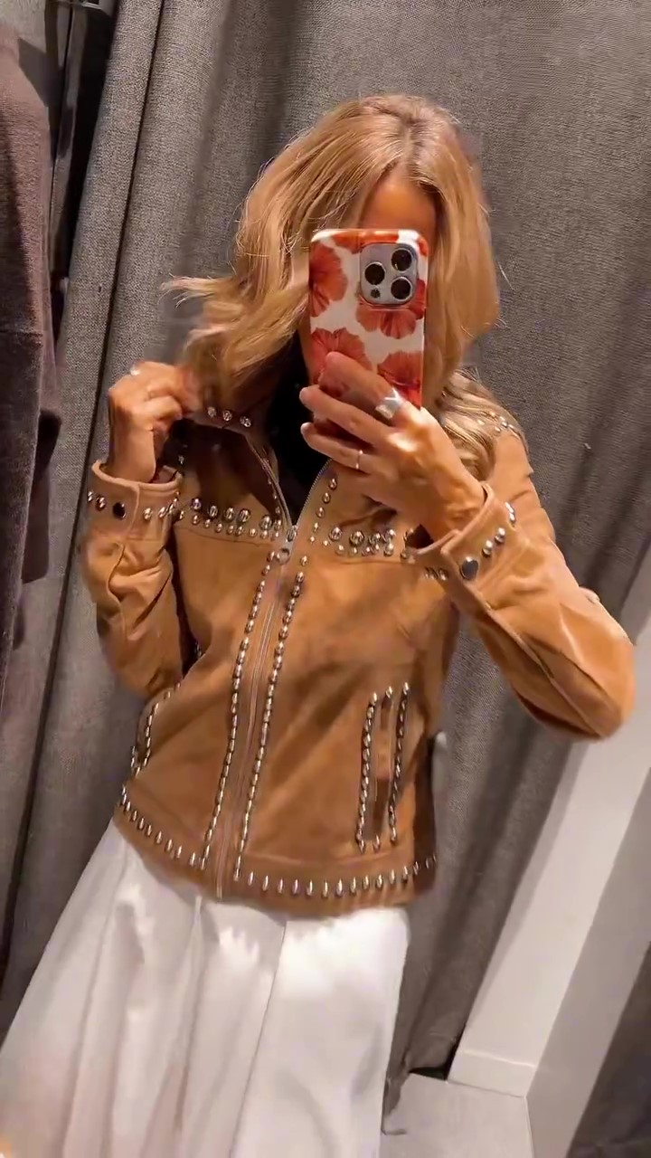 Designer studded jacket-Massicos
