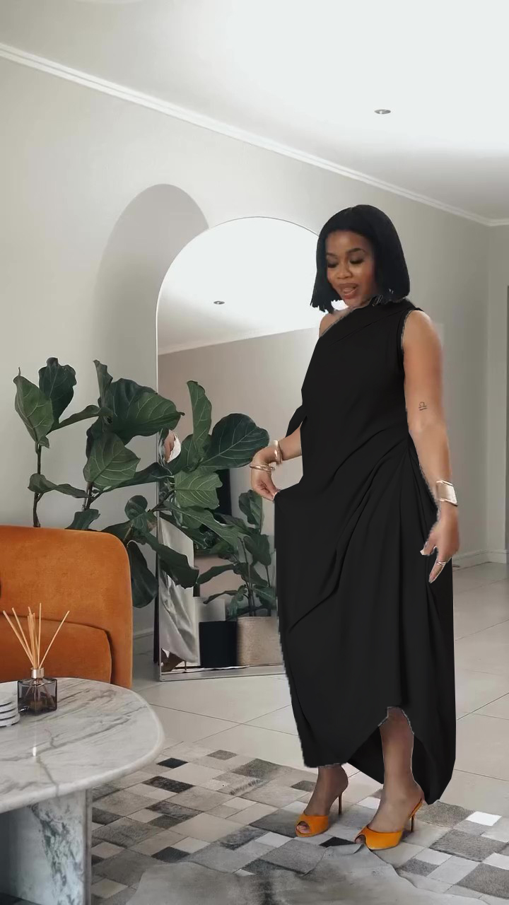 Chic irregular robe-ROVOLE