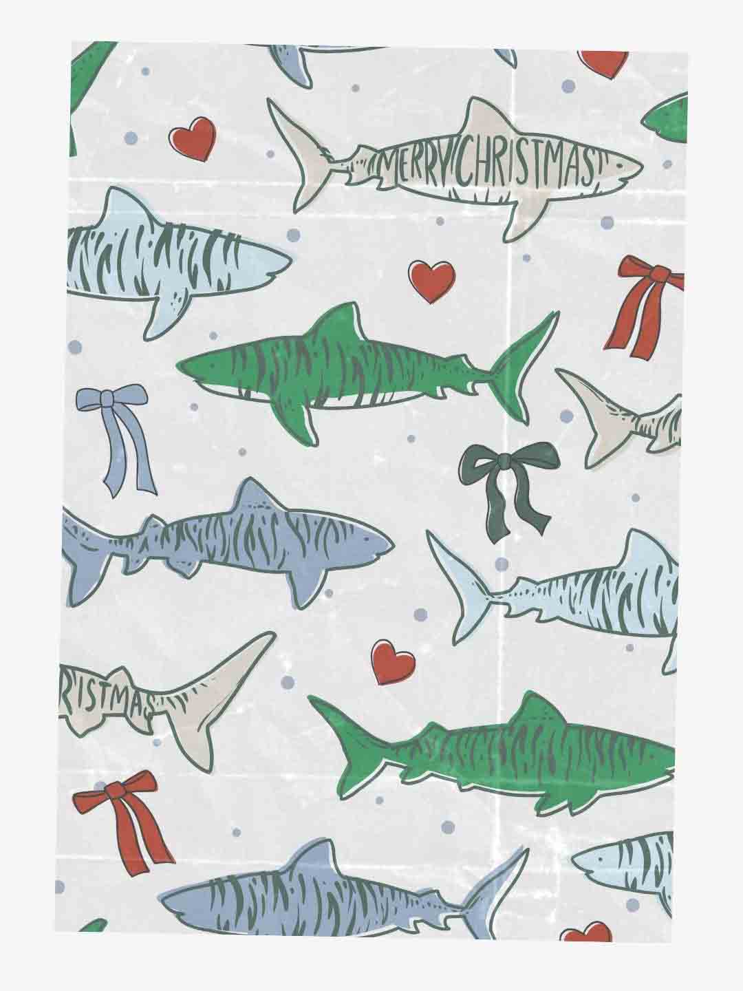 Ocean Style Shark Pajamas Set-Massicos