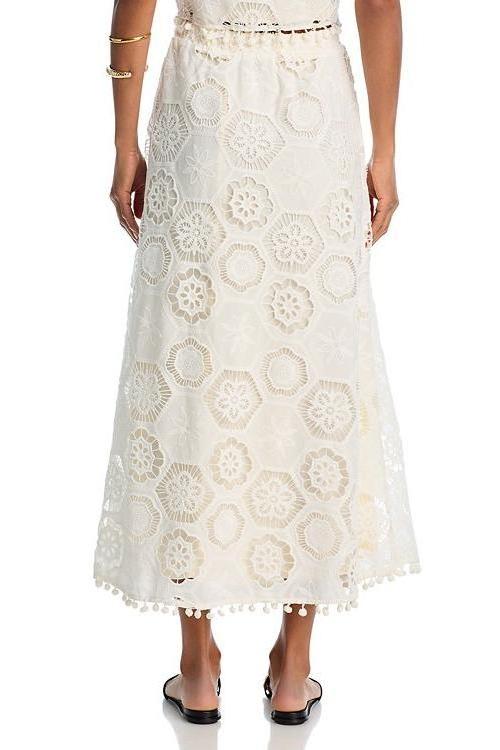 Square Crochet Tank Top & Maxi Skirt-ROVOLE